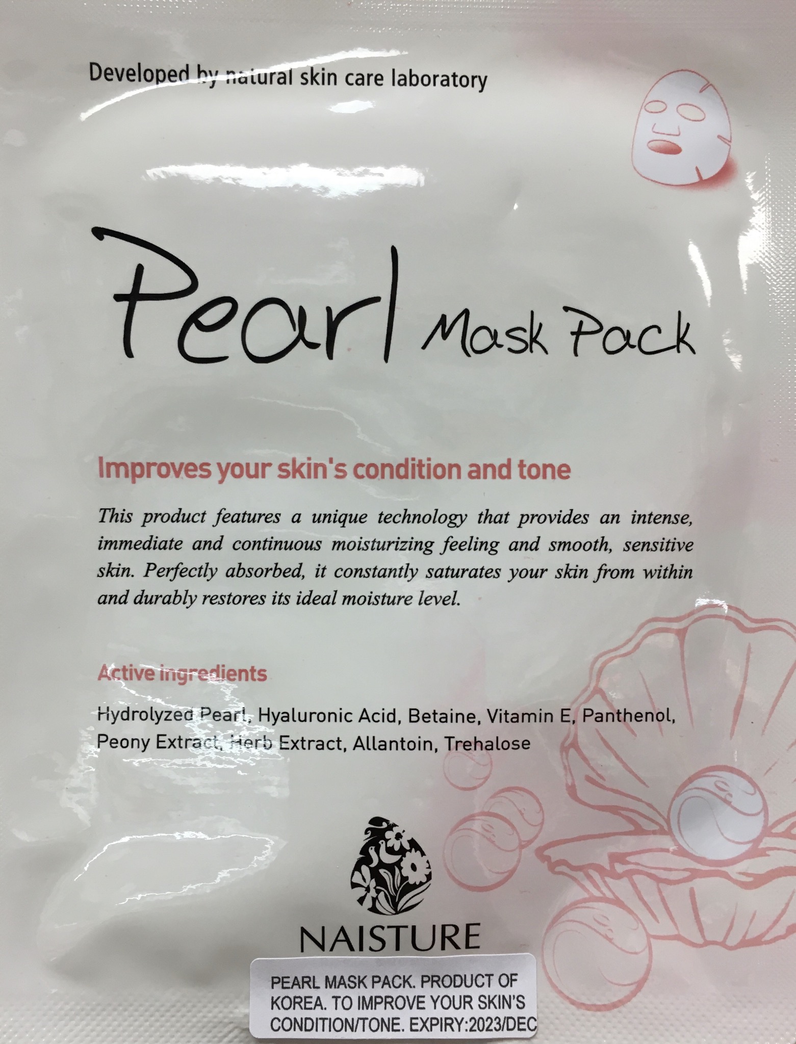 Pearl Mask (Buy 3, Get 1 Free)